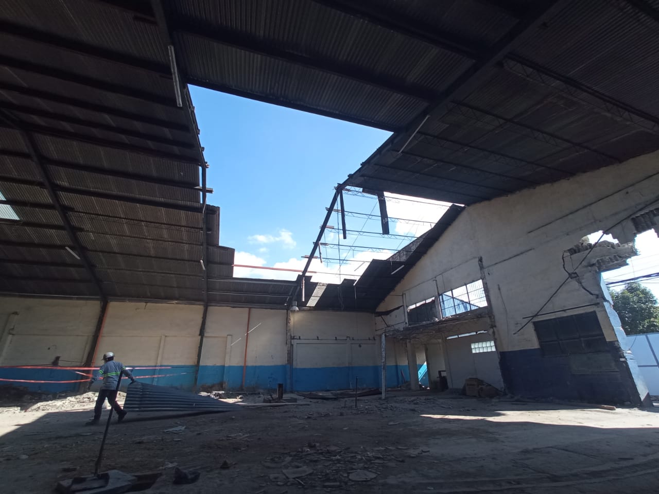 Desmontaje industrial en bodega